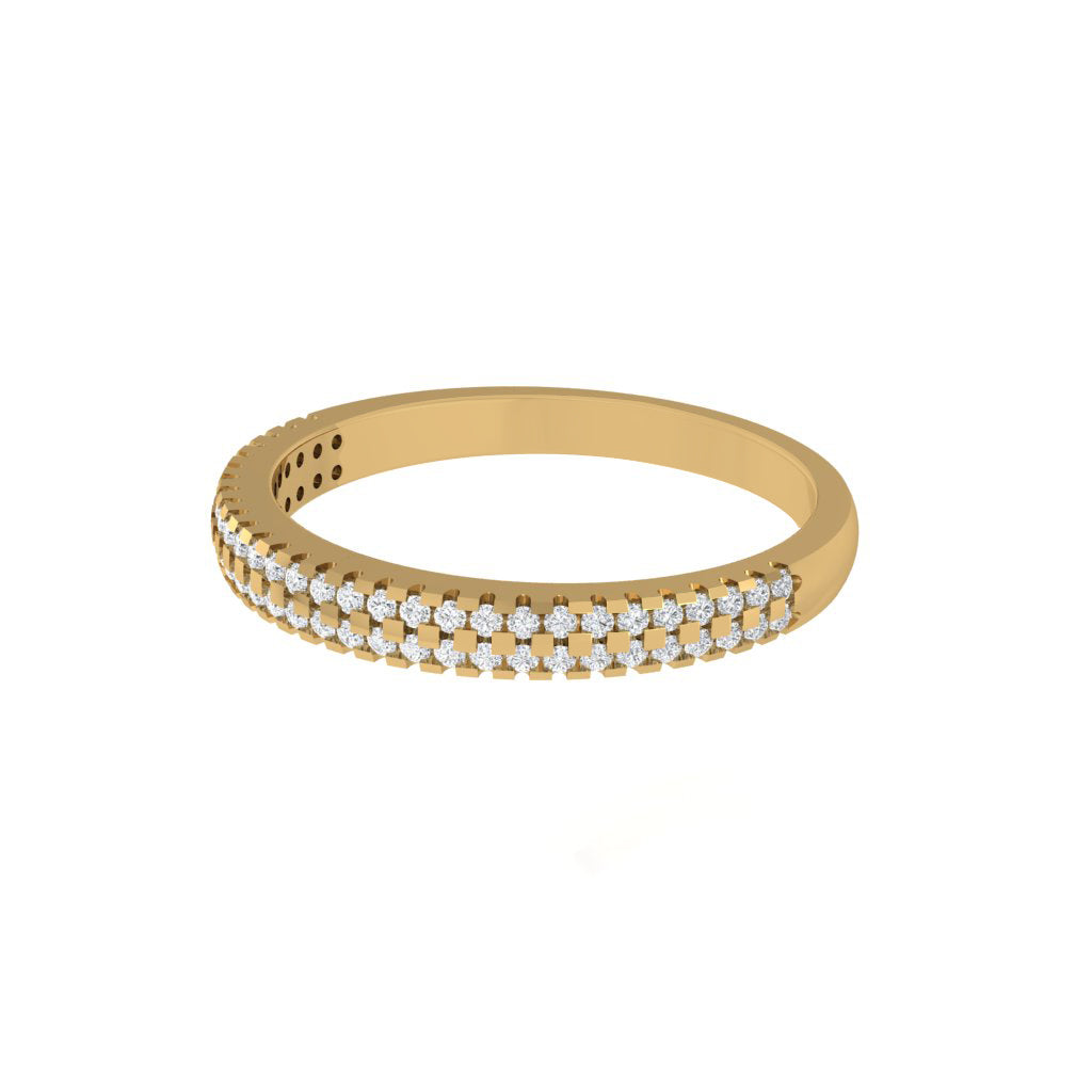 Diamtrendz gold real diamond band ring 1818_3