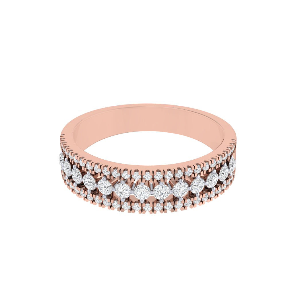 diamtrendz rose gold real diamond band ring 1820_3