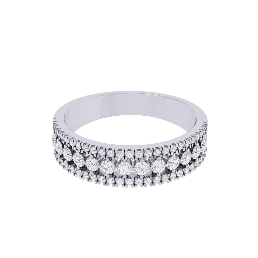 Diamtrendz white gold real diamond band ring 1820_3