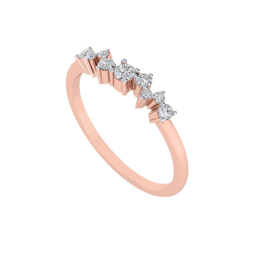 diamtrendz rose gold real diamond band ring 1821_1