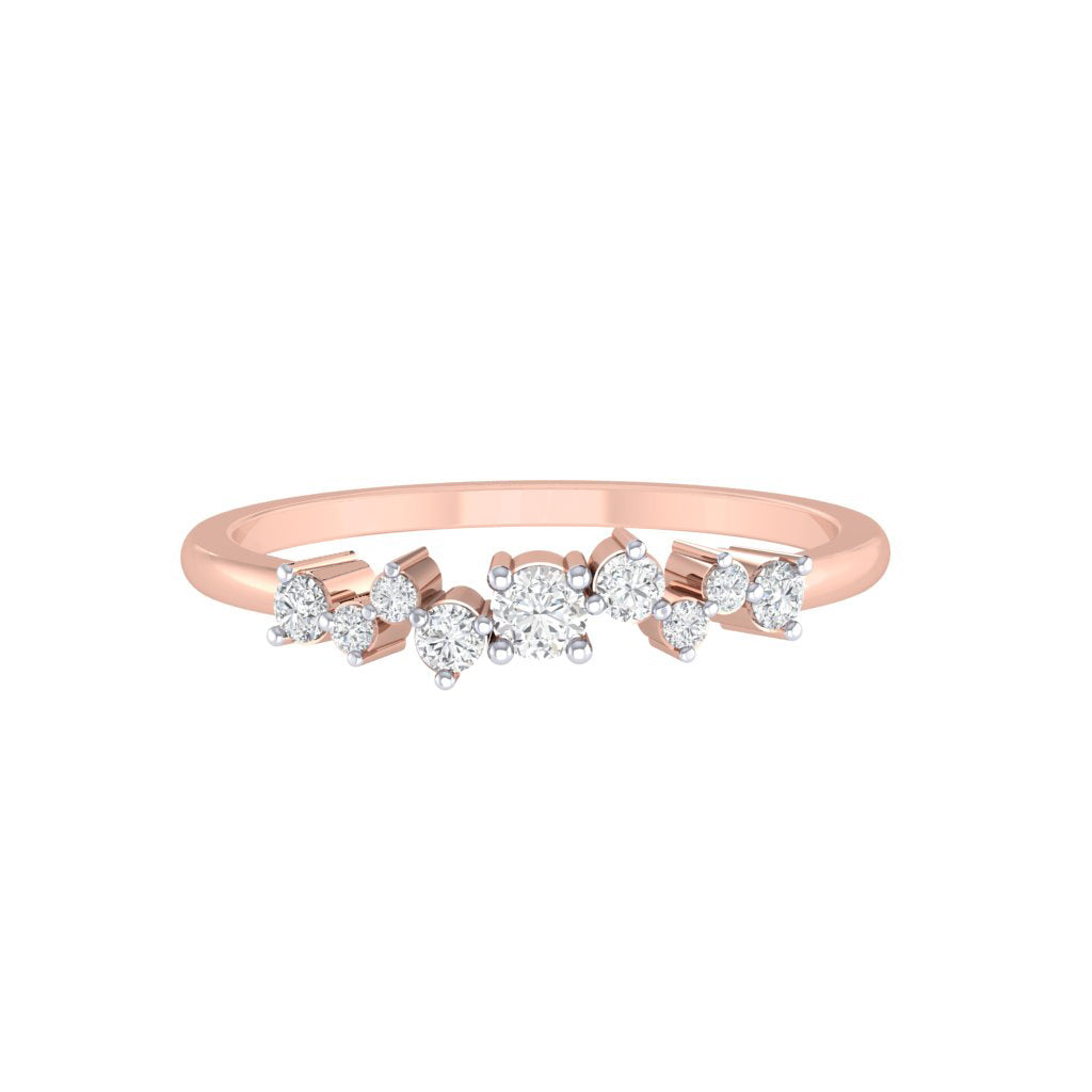 diamtrendz rose gold real diamond band ring 1821_2