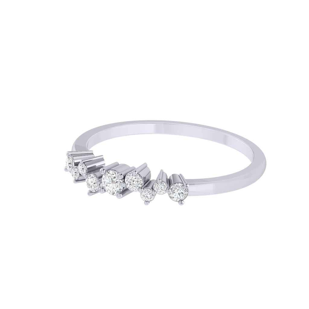 Diamtrendz white gold real diamond band ring 1821_3