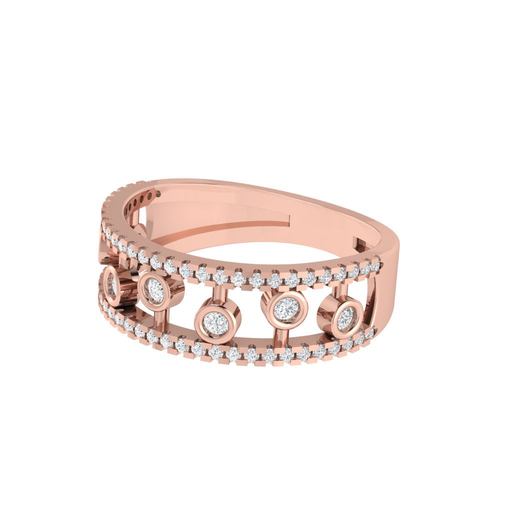 diamtrendz rose gold real diamond band ring 1822_3