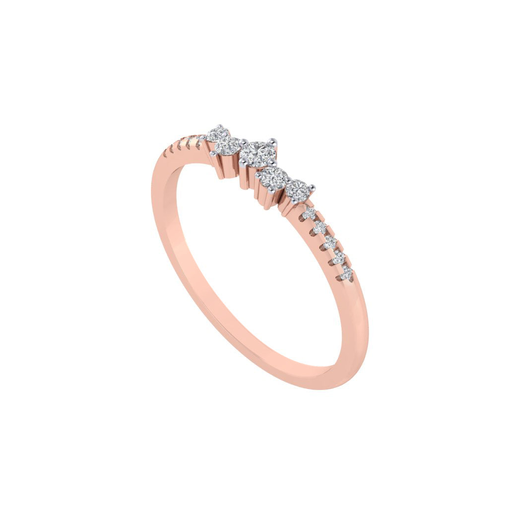 diamtrendz rose gold real diamond band ring 1823_1