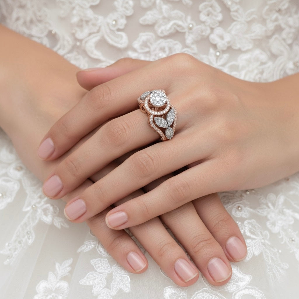 925 Sterling Silver Cubic Zirconia Solitaire Ring