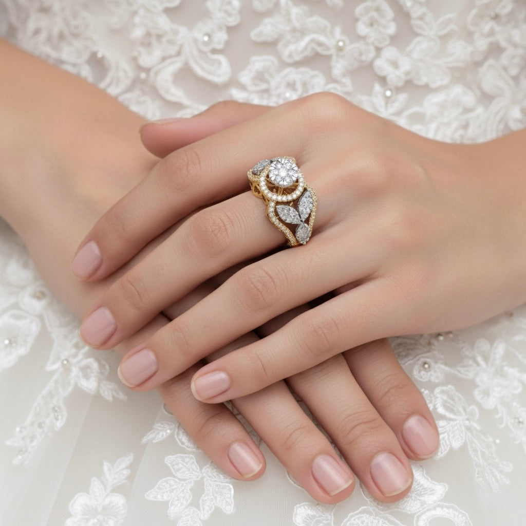 925 Sterling Silver Cubic Zirconia Solitaire Ring