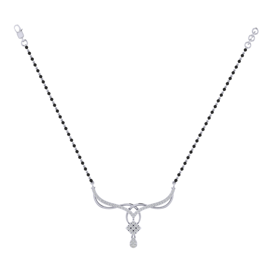 925 sterling silver rhodium plated mangalsutra