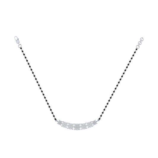 925 sterling silver rhodium plated mangalsutra