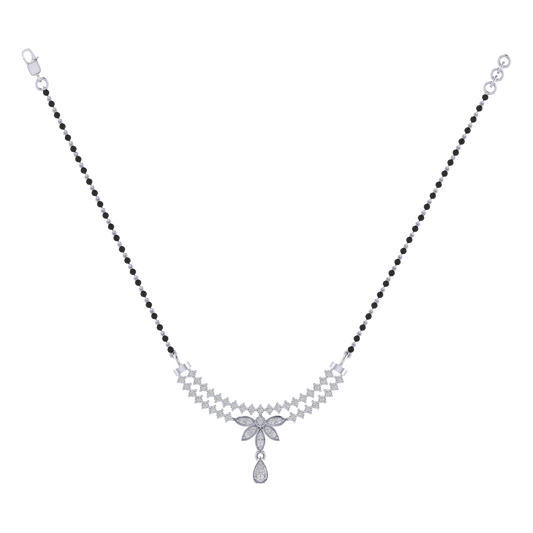 925 sterling silver rhodium plated mangalsutra