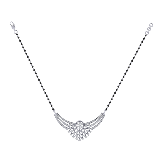 925 sterling silver rhodium plated mangalsutra