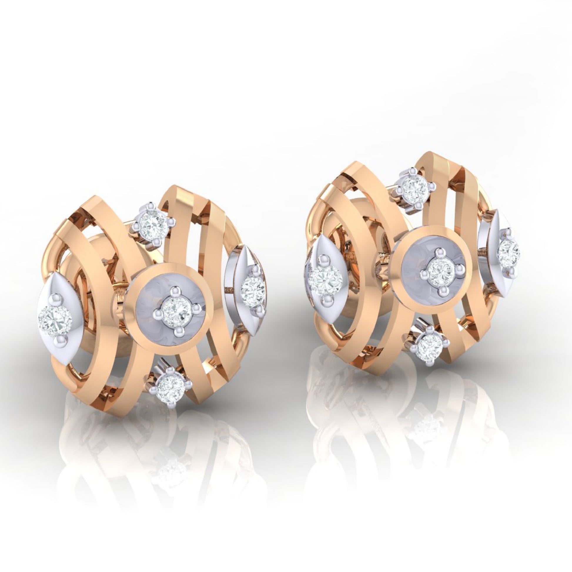 rosegoldrealdiamondearring113_2