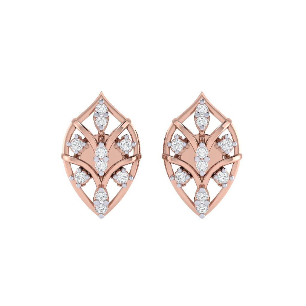 rose_gold_real_diamond_leaf_stud_earring_00832_1