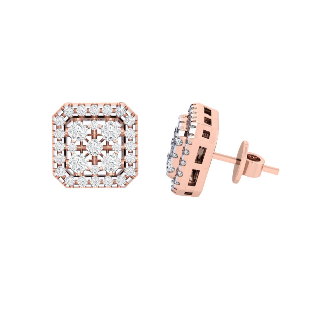 rose_gold_real_diamond_square_stud_earring_00797A_3