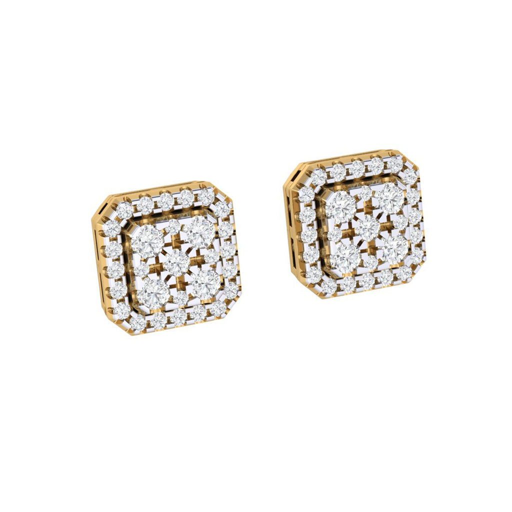 gold_real_diamond_square_stud_earring_00797A_2