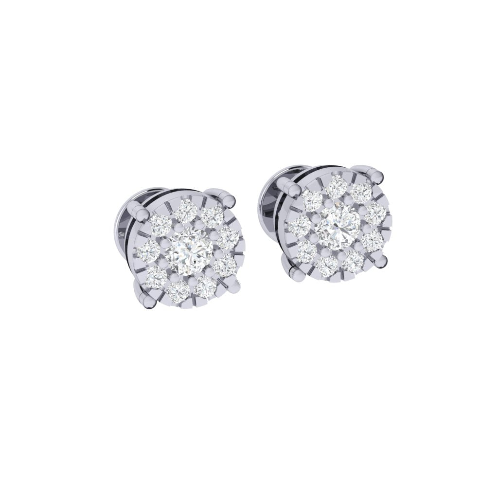 white_gold_real_diamond_cluster_stud_earring_00803A_1