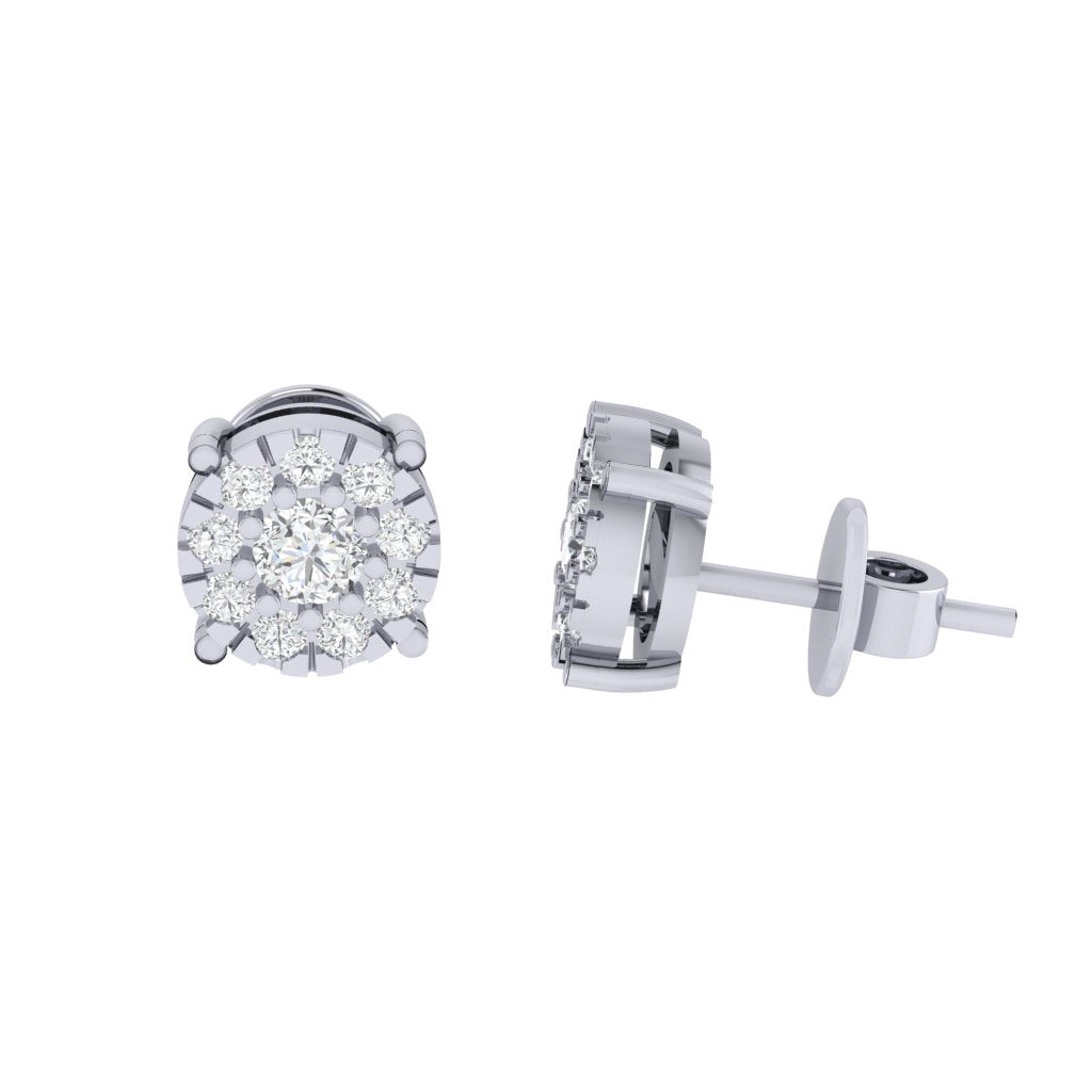 white_gold_real_diamond_cluster_stud_earring_00803A_3
