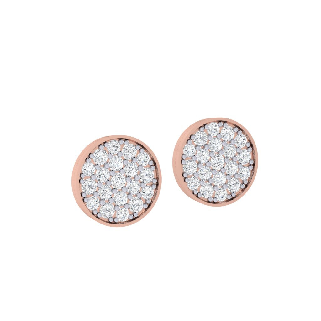 rose_gold_real_diamond_round_stud_earring_00807_2