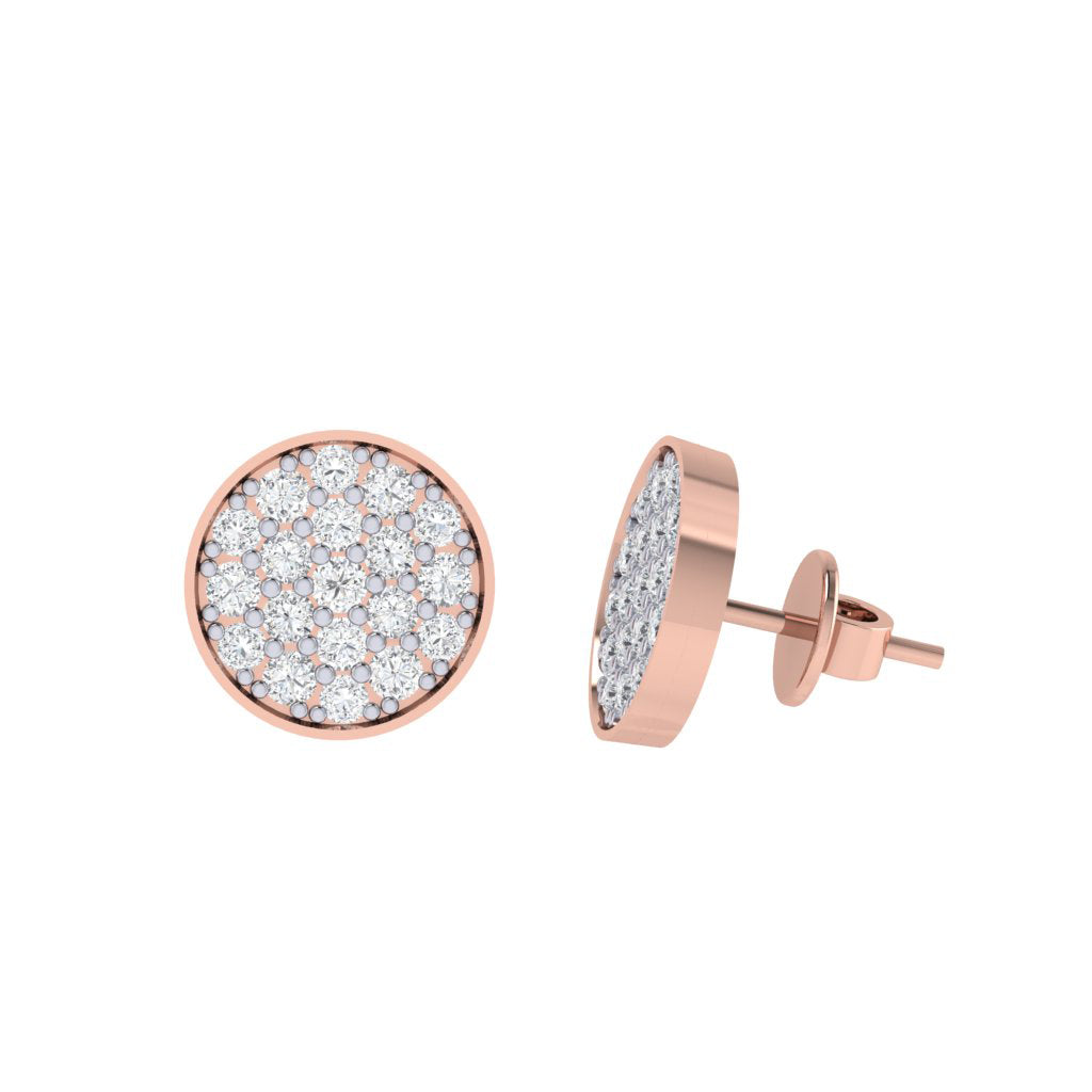 rose_gold_real_diamond_round_stud_earring_00807_3