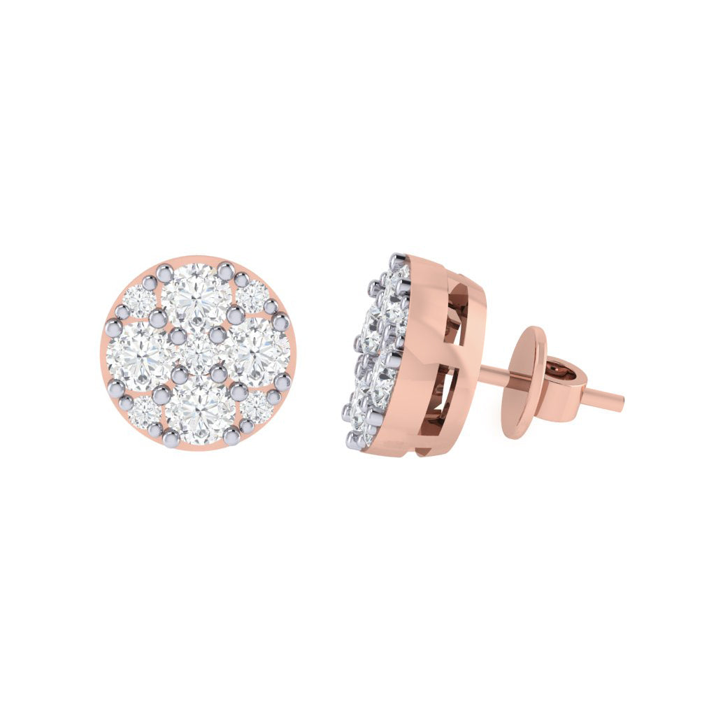 rose_gold_real_diamond_round_stud_earring_00810_3