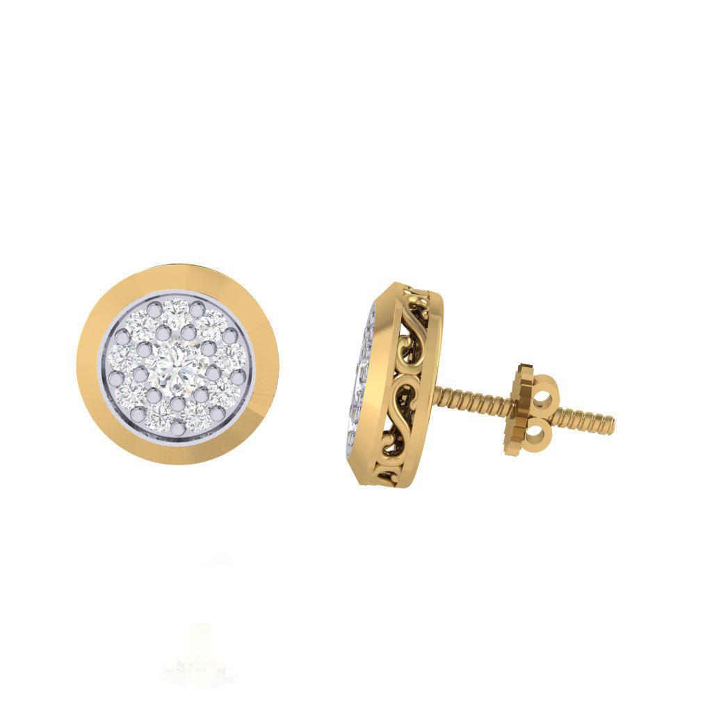 gold_real_diamond_round_stud_earring_00817_3