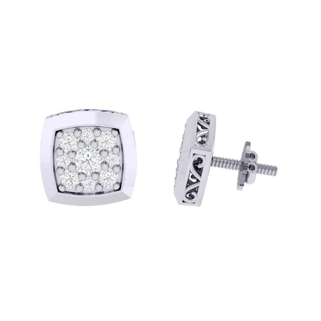 white_gold_real_diamond_cushion_stud_earring_00818_3