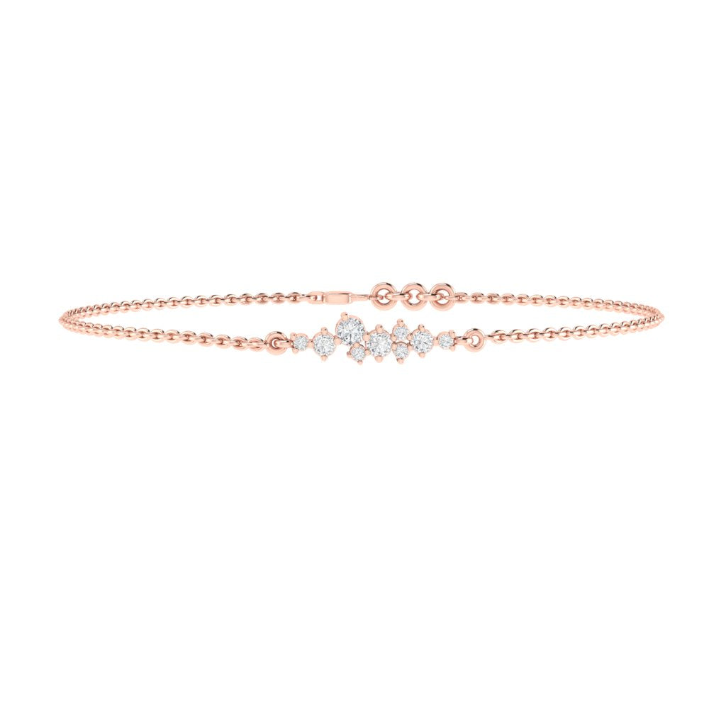 rose_gold_real_diamond_cluster_layering_bracelet_00579_1