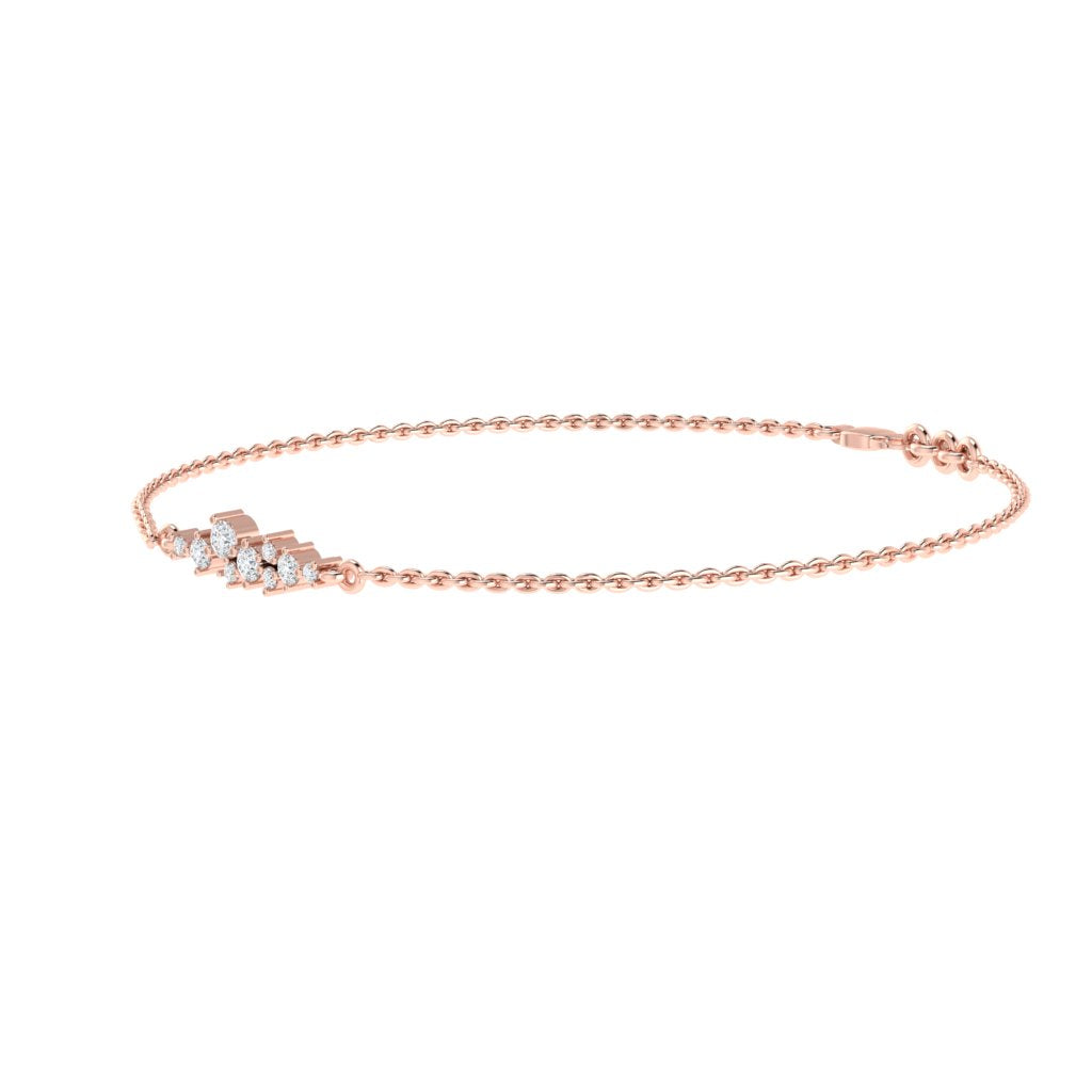 rose_gold_real_diamond_cluster_layering_bracelet_00579_3