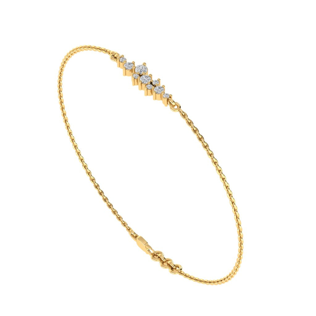 gold_real_diamond_cluster_layering_bracelet_00579_2
