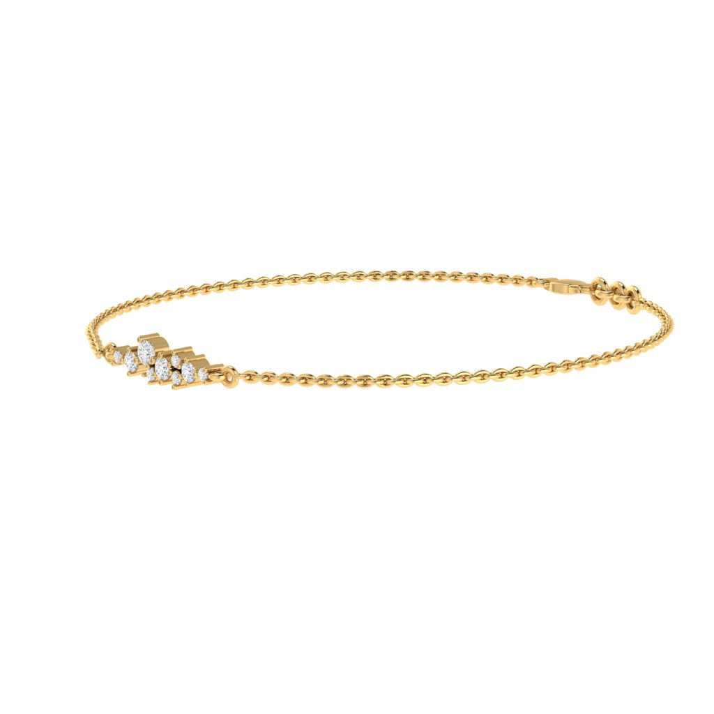 gold_real_diamond_cluster_layering_bracelet_00579_3
