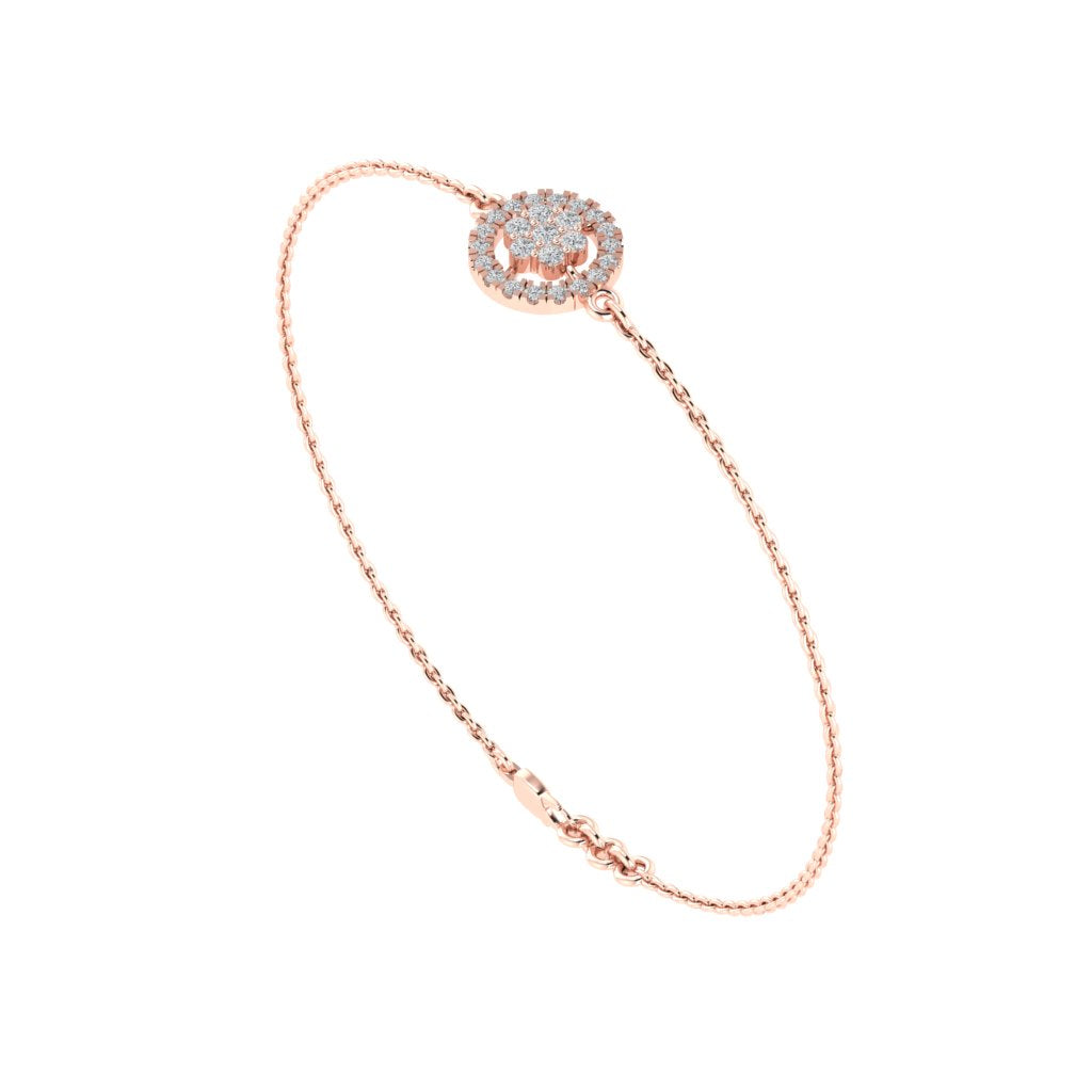 rose_gold_real_diamond_cluster_halo_bracelet_00598_2