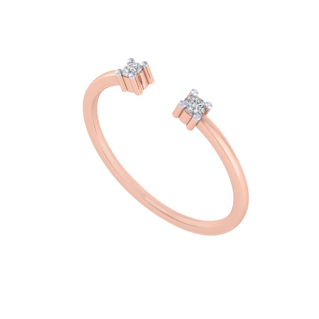 diamtrendz rose gold real diamond ring 1482_1