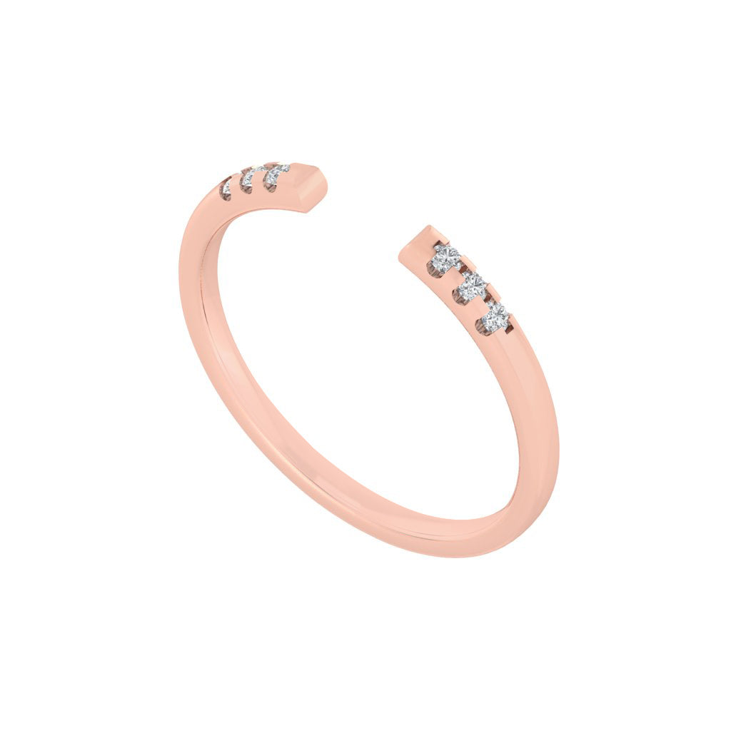 diamtrendz rose gold real diamond band ring 1485_1