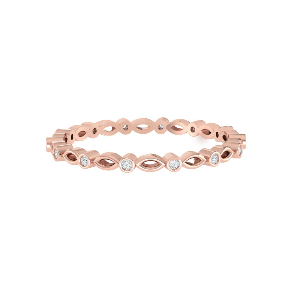 diamtrendz rose gold real diamond band ring 1536_2