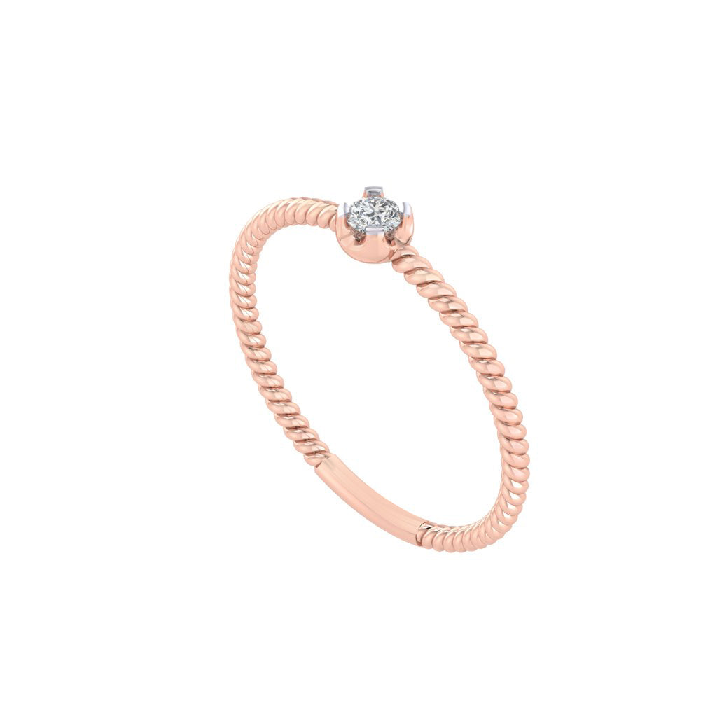 diamtrendz rose gold real diamond solitaire ring 1541_1