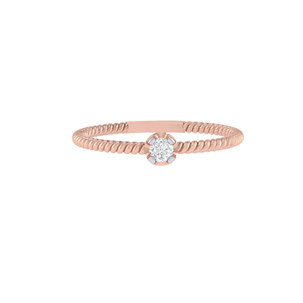 diamtrendz rose gold real diamond solitaire ring 1541_2