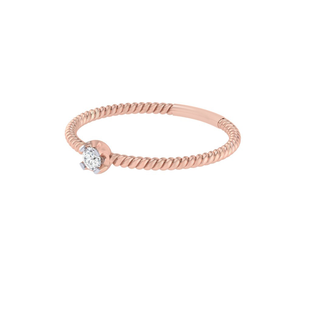 diamtrendz rose gold real diamond solitaire ring 1541_3