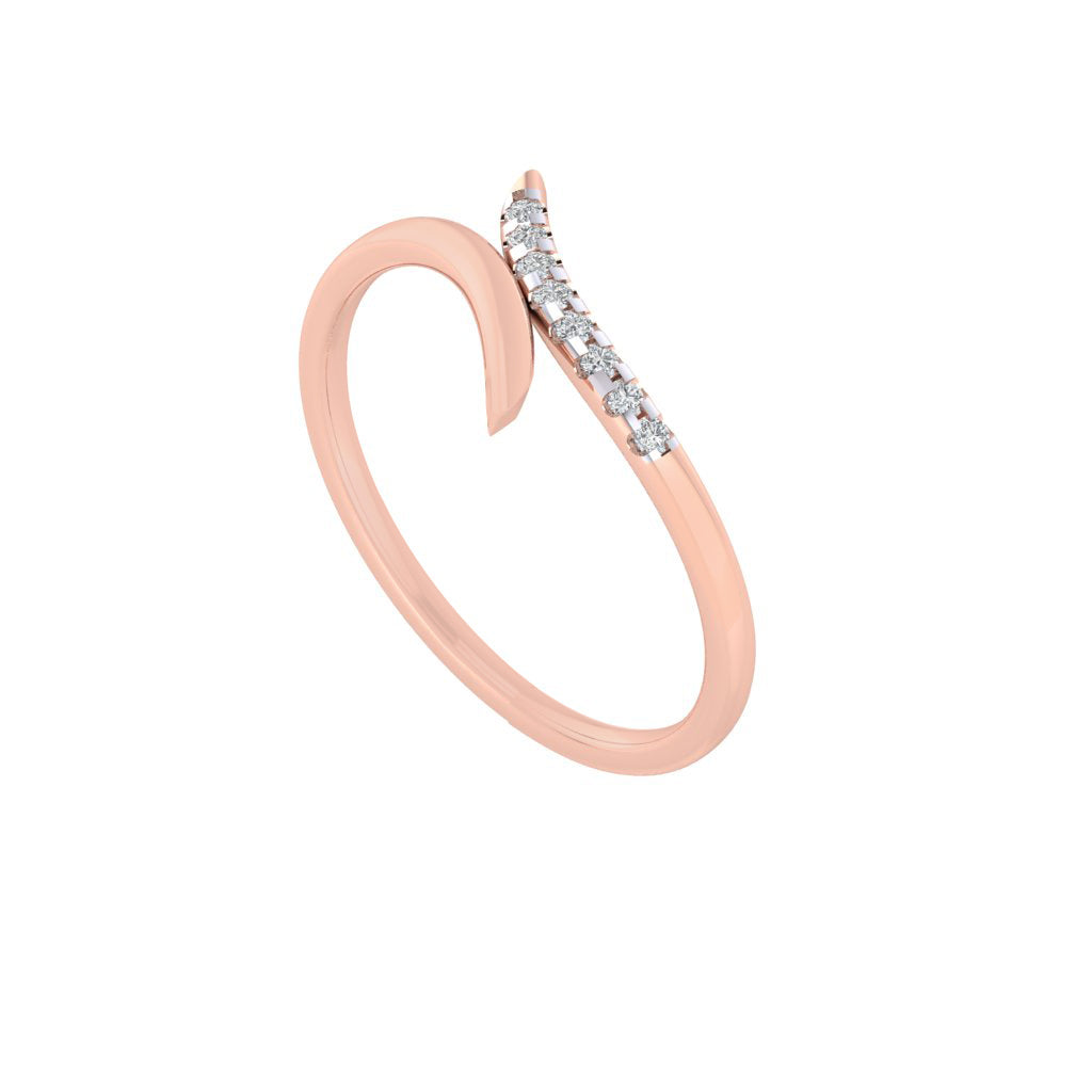 diamtrendz rose gold real diamond ring 1542_1