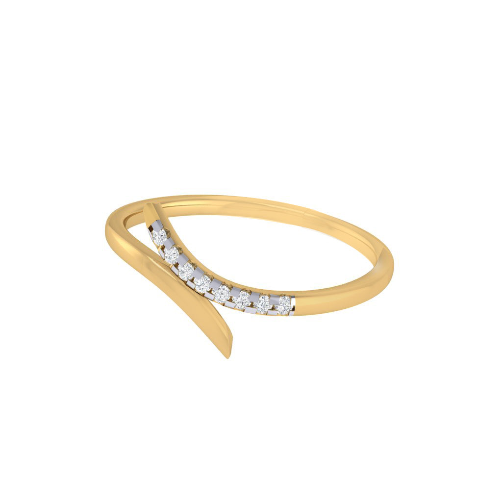 Diamtrendz gold real diamond ring 1542_3