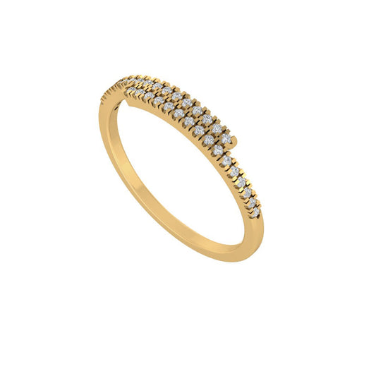 Diamtrendz gold real diamond band ring 1819_1